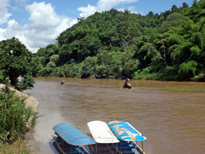 Longtail Boat Trip On The Mekong River