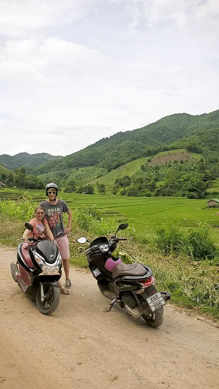 Scooter tour Chiang Rai